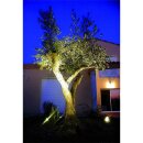 Easy Connect Strahler Gartenstrahler klein Schwarz IP67 28W GU10 215lm warmweiß 230V Halogen + Erdspieß