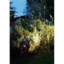 Easy Connect Strahler Gartenstrahler klein Schwarz IP67 28W GU10 215lm warmweiß 230V Halogen + Erdspieß