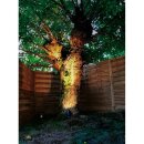Easy Connect Strahler Gartenstrahler klein Schwarz IP67 28W GU10 215lm warmweiß 230V Halogen + Erdspieß