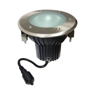 Easy Connect LED Einbauleuchte Edelstahl rund Ø15cm IP67 8W GU10 560lm warmweiß 3000K