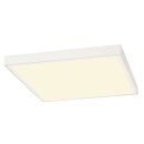 SLV LED Panel I-Vidual 600x600 DL weiß + Aufbaurahmen 35W 3450lm UGR<22 830 warmweiß 3000K mit Netzteil