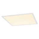 SLV LED Panel I-Vidual 600x600 DL weiß + Aufbaurahmen 35W 3450lm UGR<22 830 warmweiß 3000K mit Netzteil