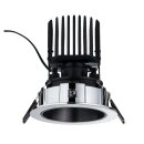 Paulmann LED Einbauleuchte Luca Downlight Chrom Schwarz 12,6W 540lm Warmweiß 2700K 39° DIMMBAR