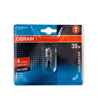 Osram GY6,35 Halogen Stiftsockellampe 35W 12V Halogenlampe Halostar 64432S 4000h warmweiß dimmbar