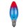 10 x Paulmann Glühbirne Kerze Multicolor 25W E14 Blau Rot Glühlampe 25 Watt