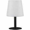 LED Außen Tischleuchte Weiß & Schwarz...