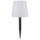 LED Außen Tischleuchte Weiß & Schwarz IP44 1W 70lm Warmweiß 3000K Kabelgebunden