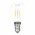Müller-Licht LED Filament Leuchtmittel Tropfen 2W = 22W E14 klar 210lm Warmweiß 2700K