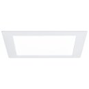 Paulmann LED Einbaupanel Premium Line Weiß matt 21x21cm IP44 8W 550lm Tageslicht 6500K kaltweiß