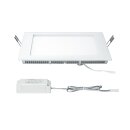 Paulmann LED Einbaupanel Premium Line Weiß matt 21x21cm IP44 8W 550lm Tageslicht 6500K kaltweiß