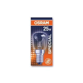 Osram Special SPC T26/57 FR25 Glühbirne für Nähmaschine Kühlschränke 25W E14 