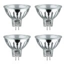 4 x Halogen Reflektor 50W GU5,3 12V MR16 warmweiß dimmbar flood 38°