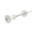 Spectrum 3-Phasen-Stromschiene Pendelleuchte Madara Mini Ring Weiß GU10 ohne Leuchtmittel