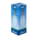 Leuci Glühbirne Kerze 40W E14 opal Glühlampe 40...