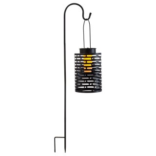 Paulmann Pauleen LED Solar-Laterne Erdspieß Sunshine Lover Schwarz IP44 extra warmweiß 1900K Akku mit Schalter
