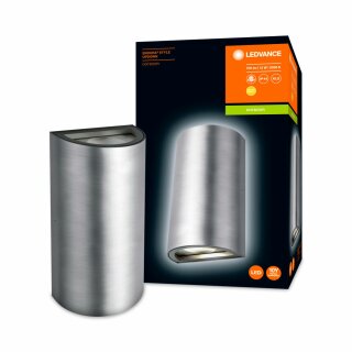 Ledvance LED Außenwandleuchte Endura Style Aluminium IP44 11,5W 700lm warmweiß 3000K Up/Down