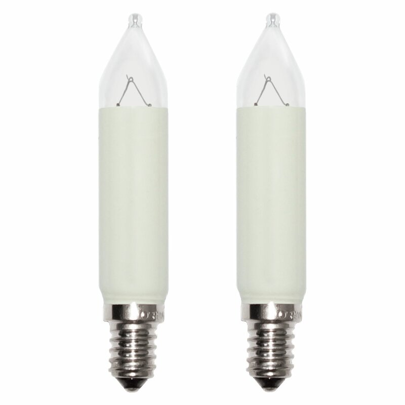 10 x Osram ErsatzKerze für Lichterkette 7W 15V E14 6141 Schaftkerze,