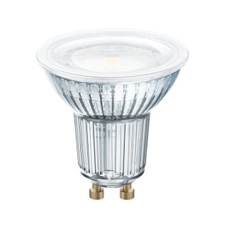 Osram LED Leuchtmittel PAR16 Glas Reflektor 6,9W = 80W GU10 575lm Neutralweiß 4000K Maxi flood 120°