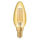 Osram LED Filament Kerze Vintage 1906 4W = 35W E14 Gold gelüstert 410lm extra warmweiß 300° 