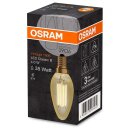 Osram LED Filament Kerze Vintage 1906 4W = 35W E14 Gold gelüstert 410lm extra warmweiß 300°