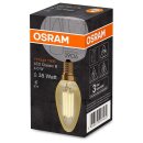 Osram LED Filament Kerze Vintage 1906 4W = 35W E14 Gold gelüstert 410lm extra warmweiß 300° 