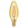 Osram LED Filament Kerze Vintage 1906 4W = 35W E14 Gold gelüstert 410lm extra warmweiß 300°