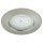 Briloner LED Einbauleuchte rund Nickel matt IP44 10,5W Modul 1000lm warmweiß 3000K