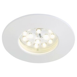 Briloner LED Einbauleuchte rund Weiß starr IP44 5W Modul 400lm warmweiß 3000K