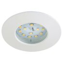 Briloner LED Einbauleuchte rund Weiß starr IP44 5W Modul 400lm warmweiß 3000K