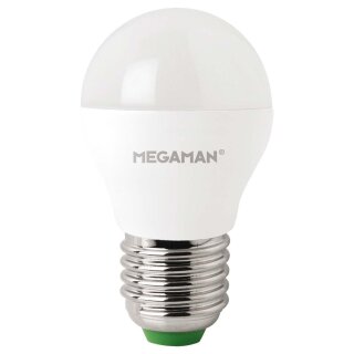 Megaman LED Leuchtmittel Tropfen 6W = 40W E27 matt 470lm warmweiß 2800K DIMMBAR