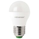 Megaman LED Leuchtmittel Tropfen 6W = 40W E27 matt 470lm...