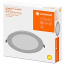 Ledvance LED Einbauleuchte Downlight Slim DN Ø16,9cm Weiß 12W 1020lm warmweiß 3000K 120°