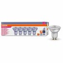 5 x Osram LED PAR16 Glas Reflektor 4,5W = 50W GU10 350lm 940 Neutralweiß 4000K 36° Ra>90 DIMMBAR