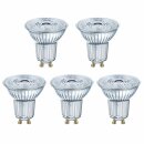 5 x Osram LED PAR16 Glas Reflektor 4,5W = 50W GU10 350lm 940 Neutralweiß 4000K 36° Ra>90 DIMMBAR