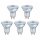 5 x Osram LED PAR16 Glas Reflektor 4,5W = 50W GU10 350lm 940 Neutralweiß 4000K 36° Ra>90 DIMMBAR