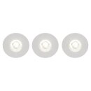 3 x Brilliant LED Einbaustrahler Nodus Weiß IP44 3...
