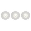 3 x Brilliant LED Einbaustrahler Nodus Weiß IP44 3 x 4W 380lm neutralweiß 4000K