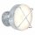 Brilliant LED Außenwandleuchte Nyx grau IP44 11W 1000lm neutralweiß 4000K schwenkbar