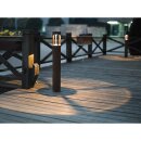 Malmbergs LED Außenlampe Sockelleuchte Wegeleuchte Fenix Grau IP54 9W 425lm warmweiß 3000K