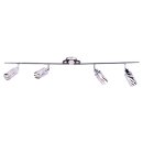 Brilliant Deckenleuchte Spot Wega Silber 4-flammig max. 4...