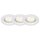 3 x Brilliant LED Einbauleuchte Felizia Weiß Ø7,8cm IP23 3 x 3W GU10 250lm warmweiß 3000K