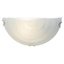 Brilliant LED Wandleuchte Wandhalbschale Melina Weiß 9W E27 806lm warmweiß 3000K