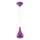 Eglo Pendelleuchte Nibbia Lila rund Ø11,5cm max. 40W E14 ohne Leuchtmittel kürzbar