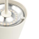 LED Akku Tischleuchte Down 2,2W 150lm warmweiß 3000K innen & außen IP65 Weiß matt