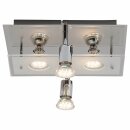 Brilliant LED Wand- & Deckenleuchte Virginia Chrom 4...