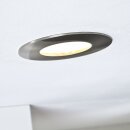 3 x Brilliant LED Einbauleuchte Orbita Eisen Ø10,5cm 3 x 4W 1200lm warmweiß 3000K indirektes Licht 120°