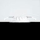 3 x Brilliant LED Einbauleuchte Orbita Eisen Ø10,5cm 3 x 4W 1200lm warmweiß 3000K indirektes Licht 120°