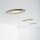 3 x Brilliant LED Einbauleuchte Orbita Eisen Ø10,5cm 3 x 4W 1200lm warmweiß 3000K indirektes Licht 120°