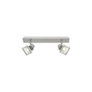 Brilliant LED Deckenleuchte Frame Satin/Nickel 2 x 4W...