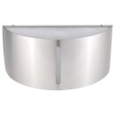 Lutec Außenleuchte Wandleuchte Bonn Edelstahl IP44 max. 60W E27 ohne Leuchtmittel